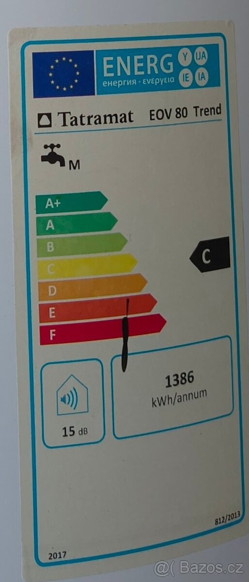 Bojler Tatramat 80 l - 2