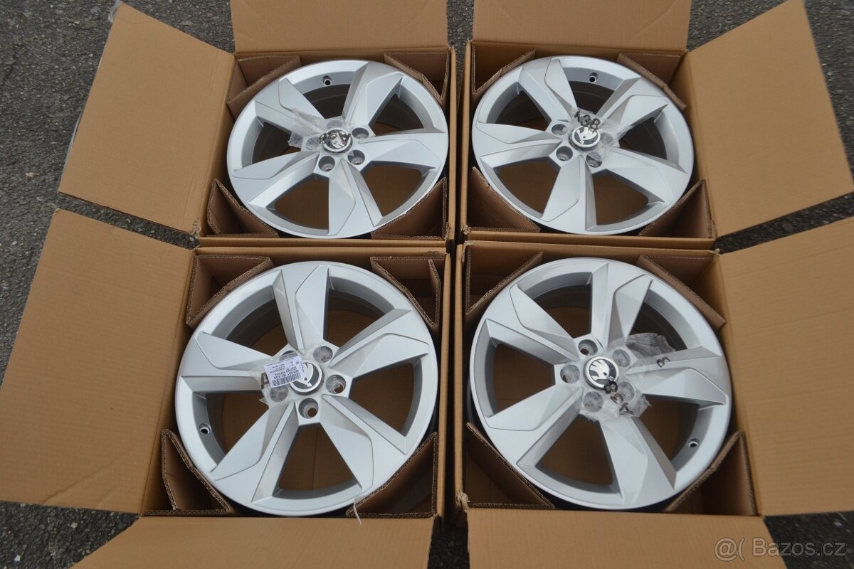 Š. Fabia IV, Seat Ibiza, VW Polo - 4ks Nové 16 orig.Alu kola - 2