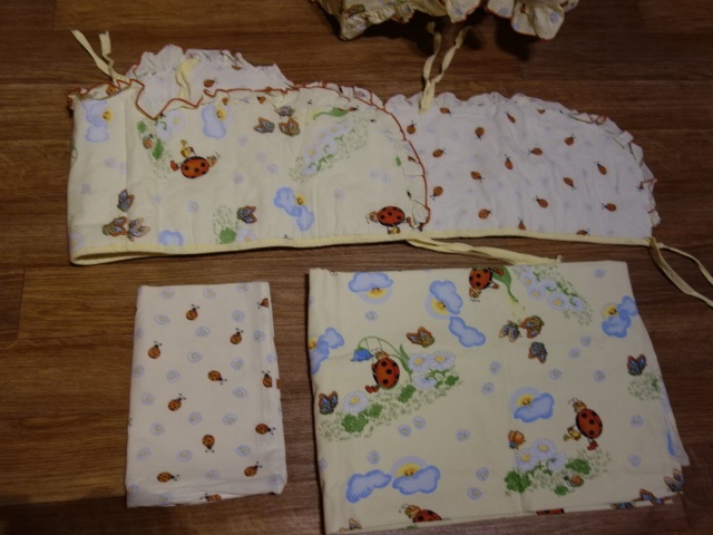 Povlečení do postýlky 4 dílná sada + prostěradlo - 2