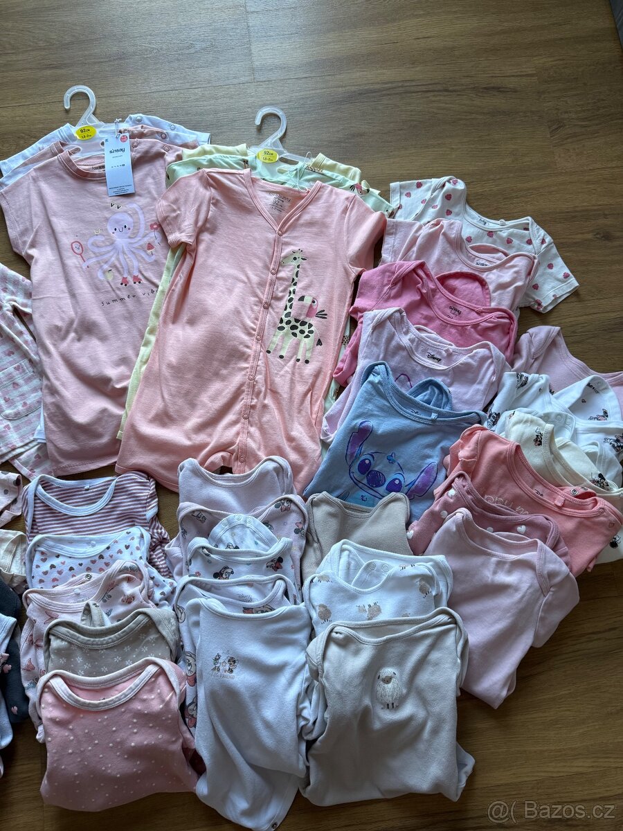Dětský set oblečení,Primark,Sinsai,38ks,1-2roky,Praha - 2