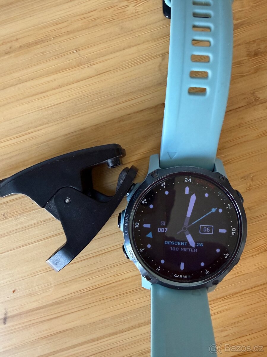 Prodám Garmin Descent Mk2s Sapphire Mineral Blue - 2