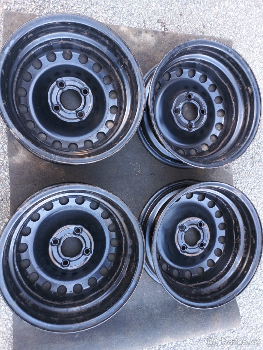 Plechové disky r14 4x100 5j et 35 - 2