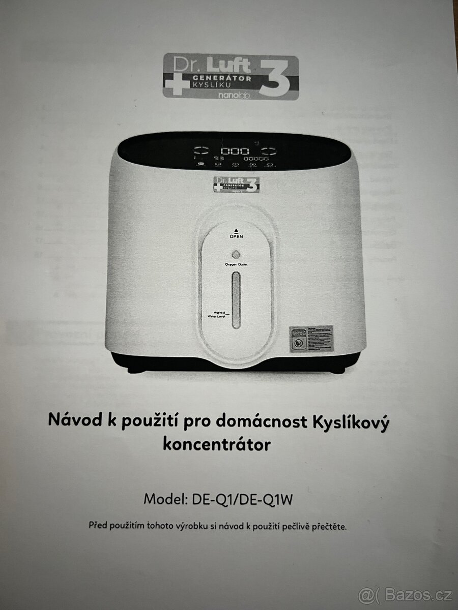 Kyslíkový koncentrátor pro domácí použití - 2