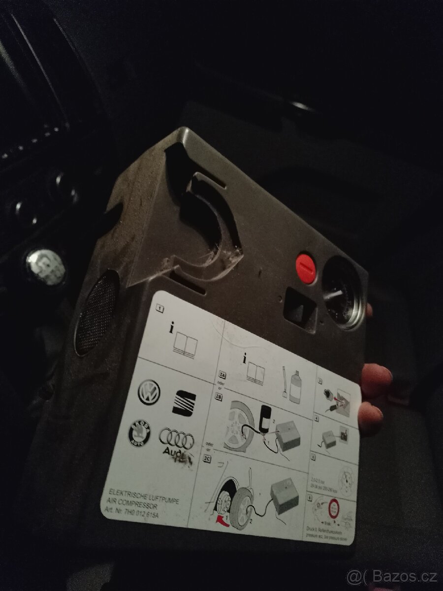 Oprava pneu gel s kompresorem VW - 2