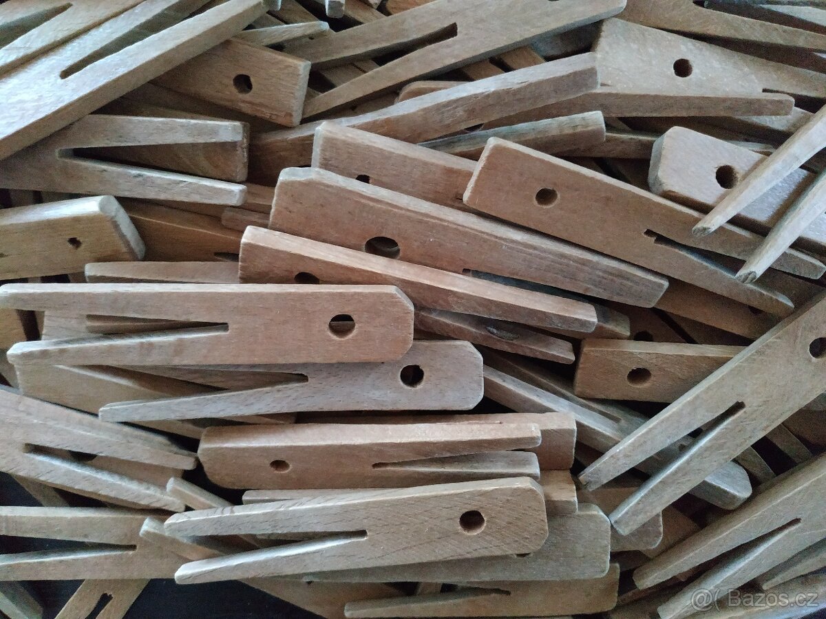 RETRO_dřevěné kolíčky na prádlo - 2