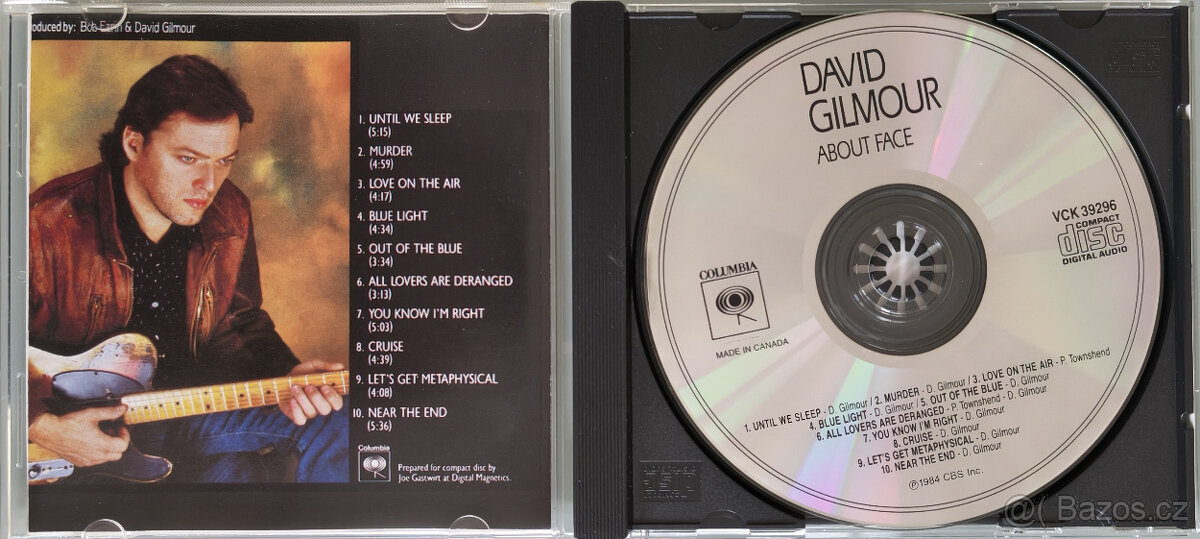 CD David Gilmour: About Face / Rattle That Lock - 2