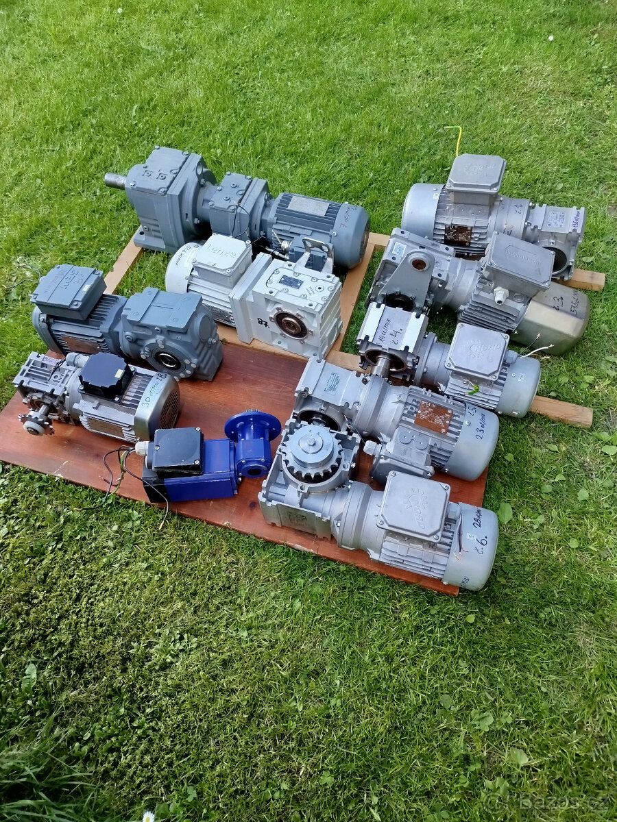 elektromotory s převodovkami - 2