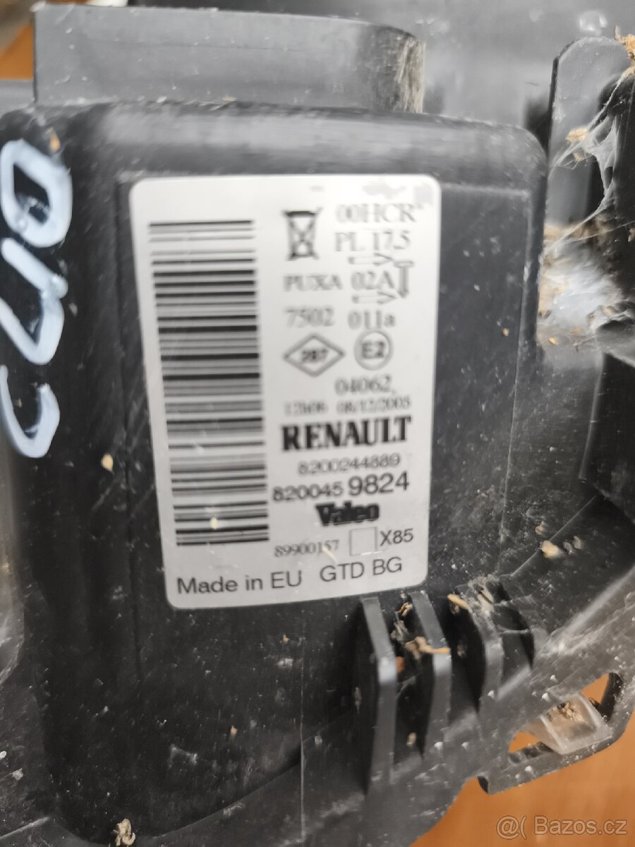 Přední světlo Renault Clio - 2