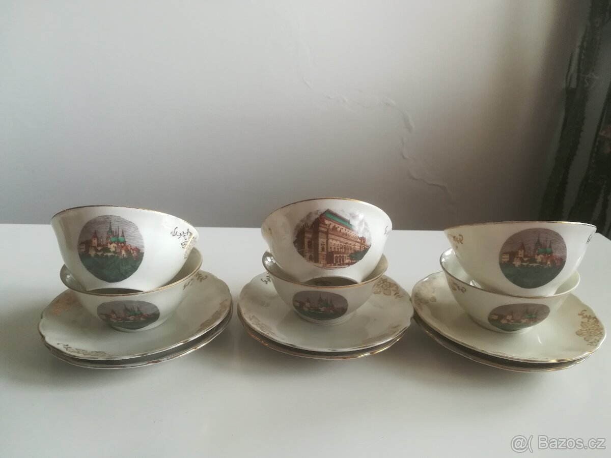 šálky s podšálkem - 2