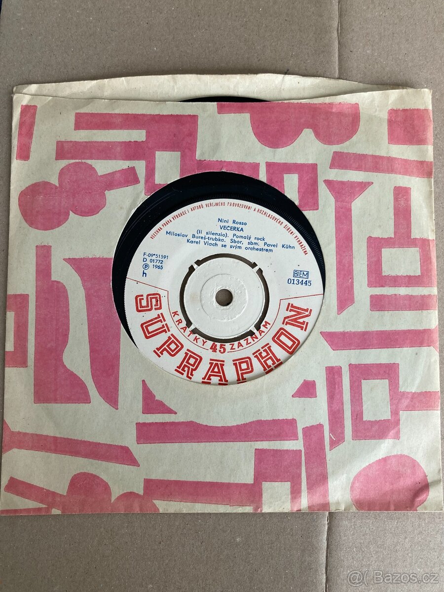 Singl deska: Vánoční Melodie a Večerka - 2