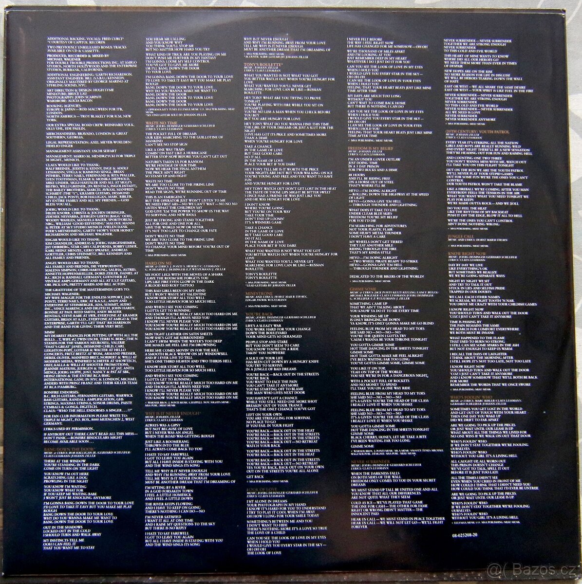 LP deska - Bonfire - Point Black - 2