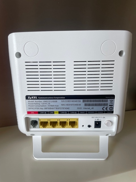 Zyxel modem VMG1312-B30B - 2