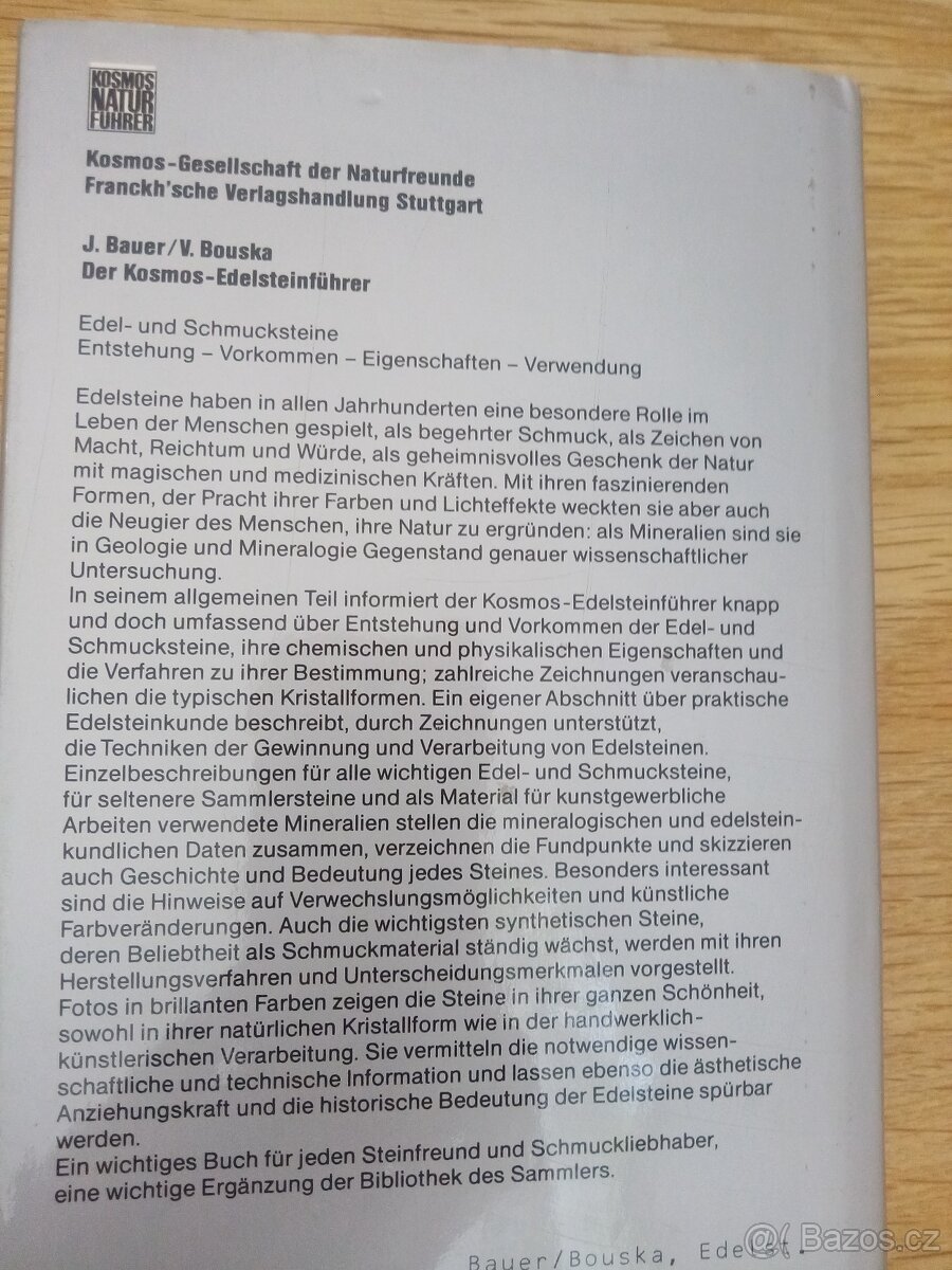 kniha Der Kosmos - Edelsteinfuhrer - 2