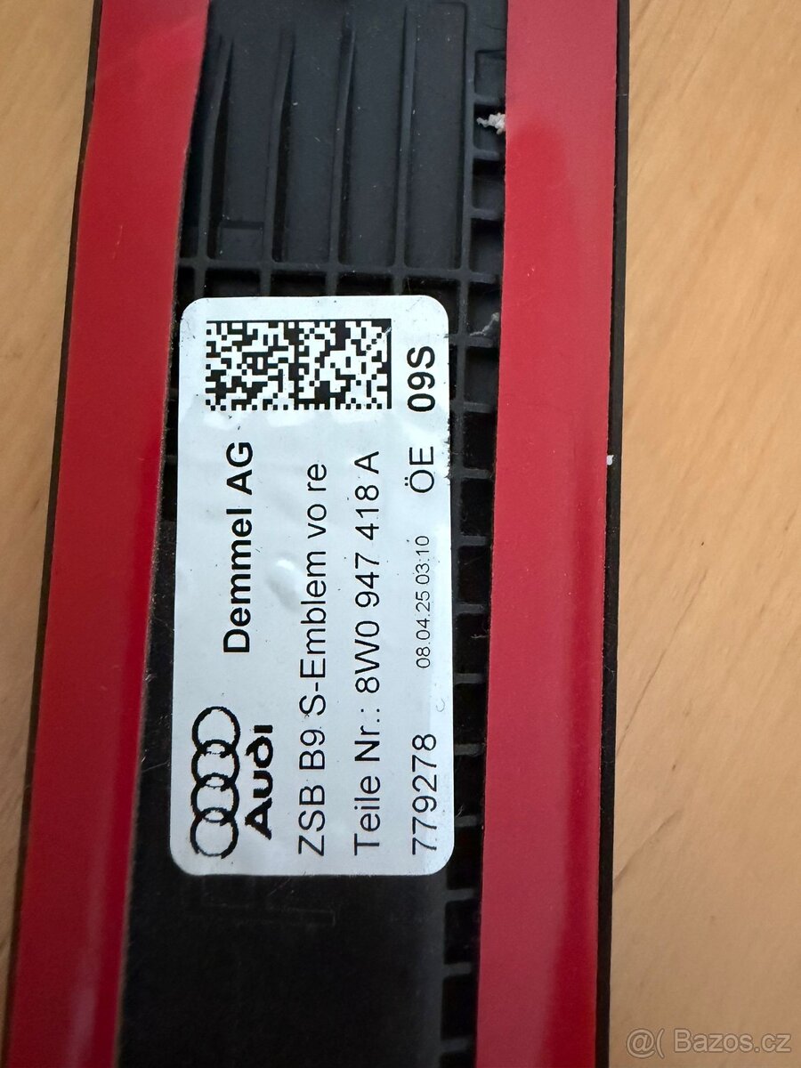 Prahová Lišta podsvícená originál Audi - 2