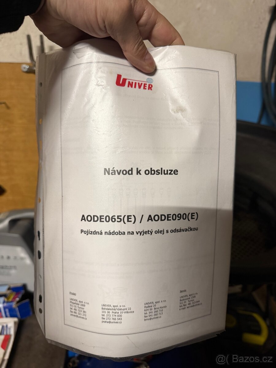Odsávačka oleje UNIVER + návod - 2