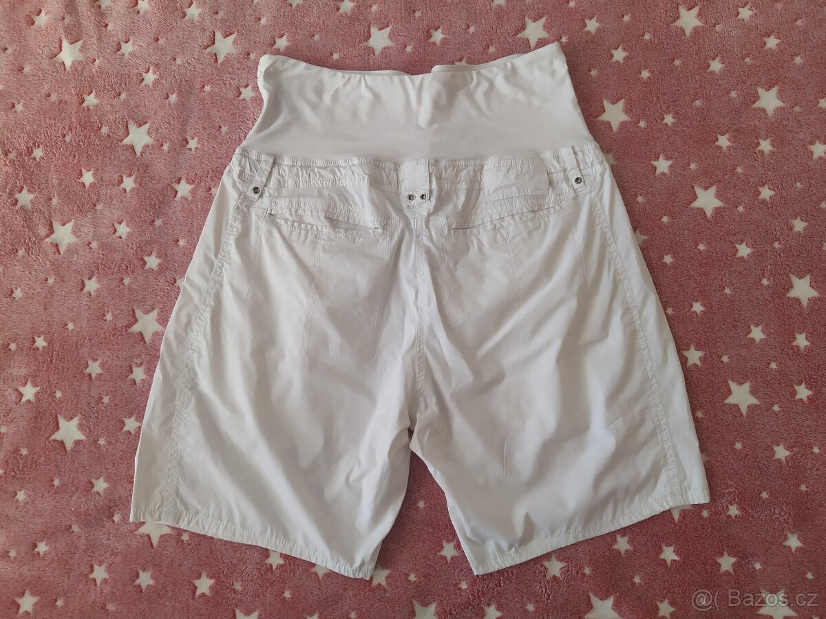 Těhotenská plátěné kraťasy H&M 40 - 2