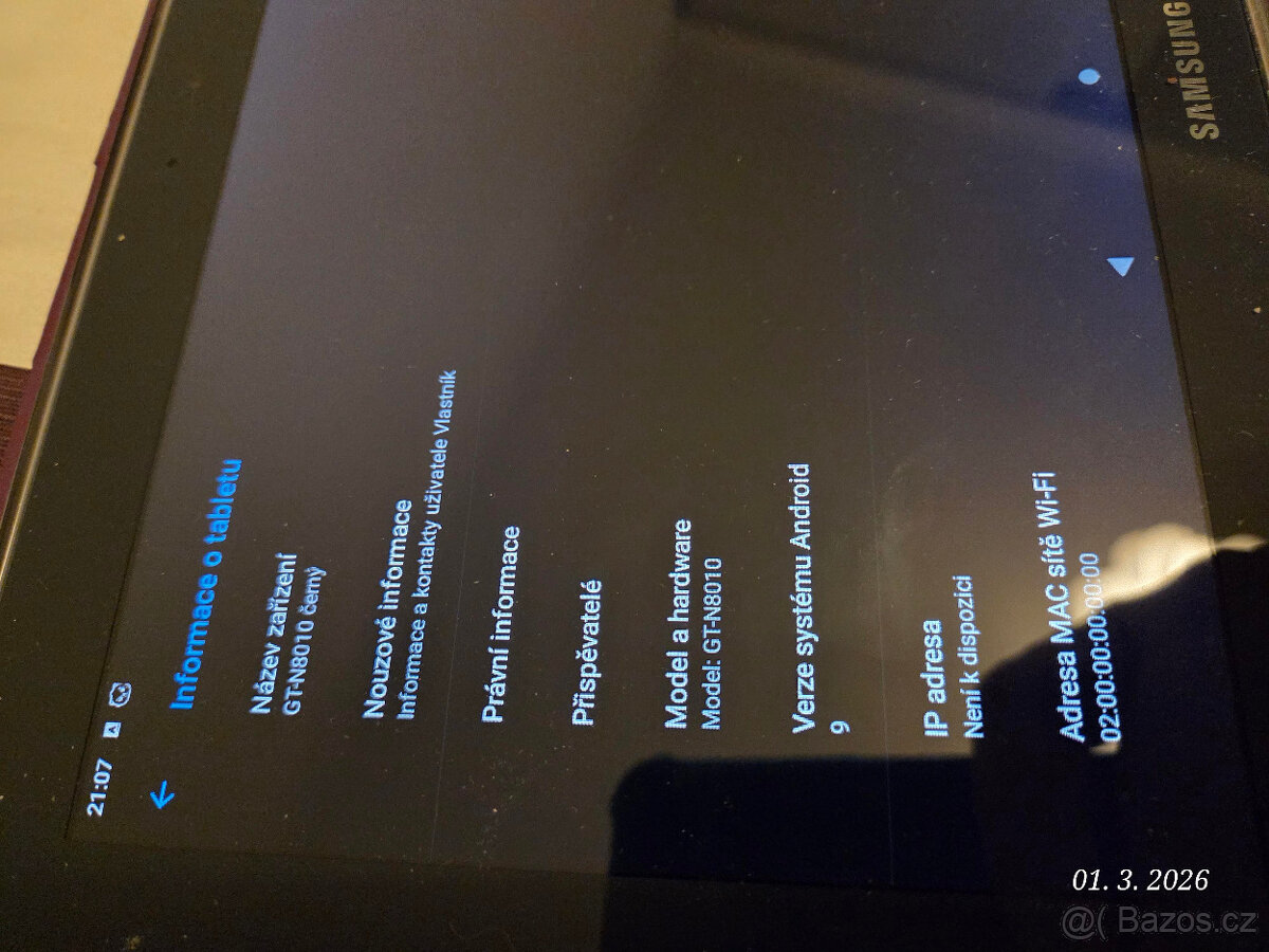 Samsung GT N8010 Galaxy Note 10.1 černý - 2