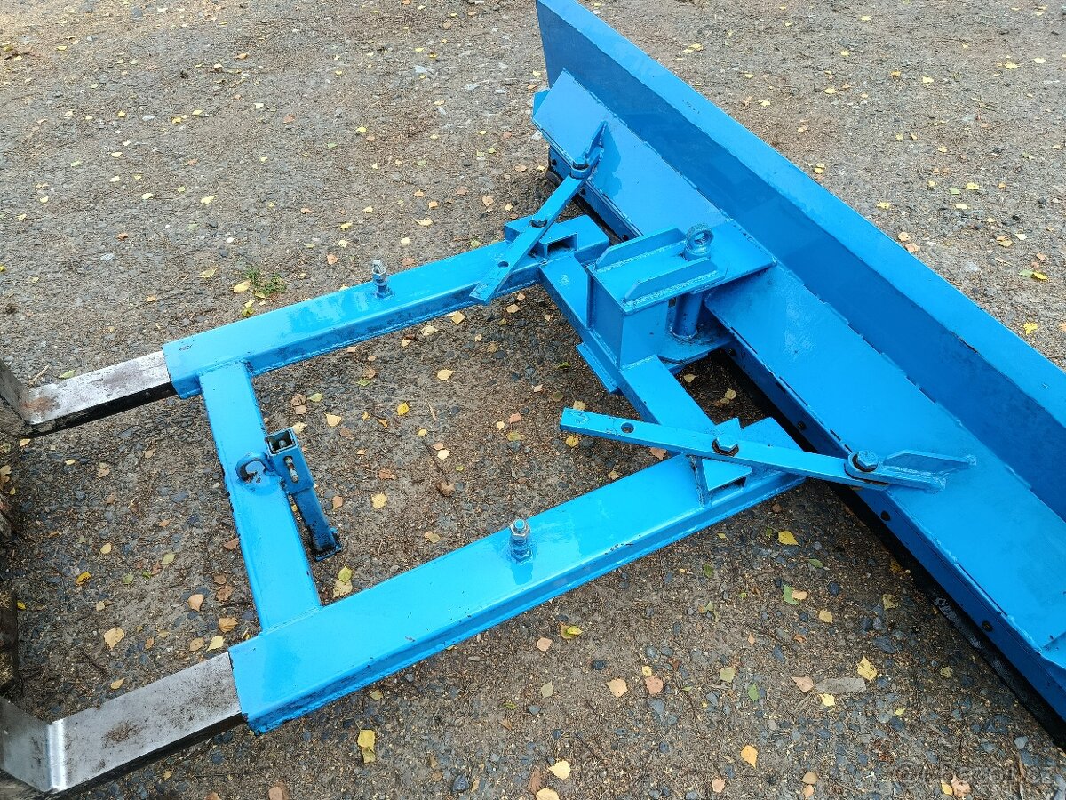 Radlice/pluh na sníh 195 cm – pro VZV, traktor, nakladač apo - 2