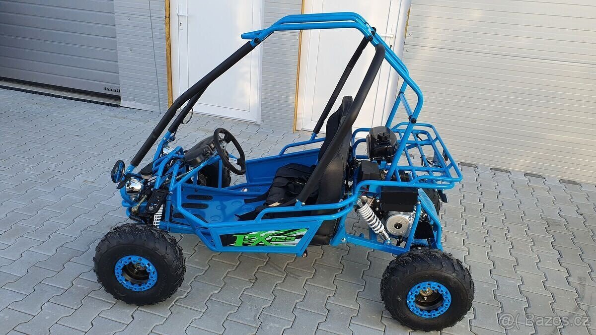 Dětská Buggy MiniRocket 125ccm MIDI modrá