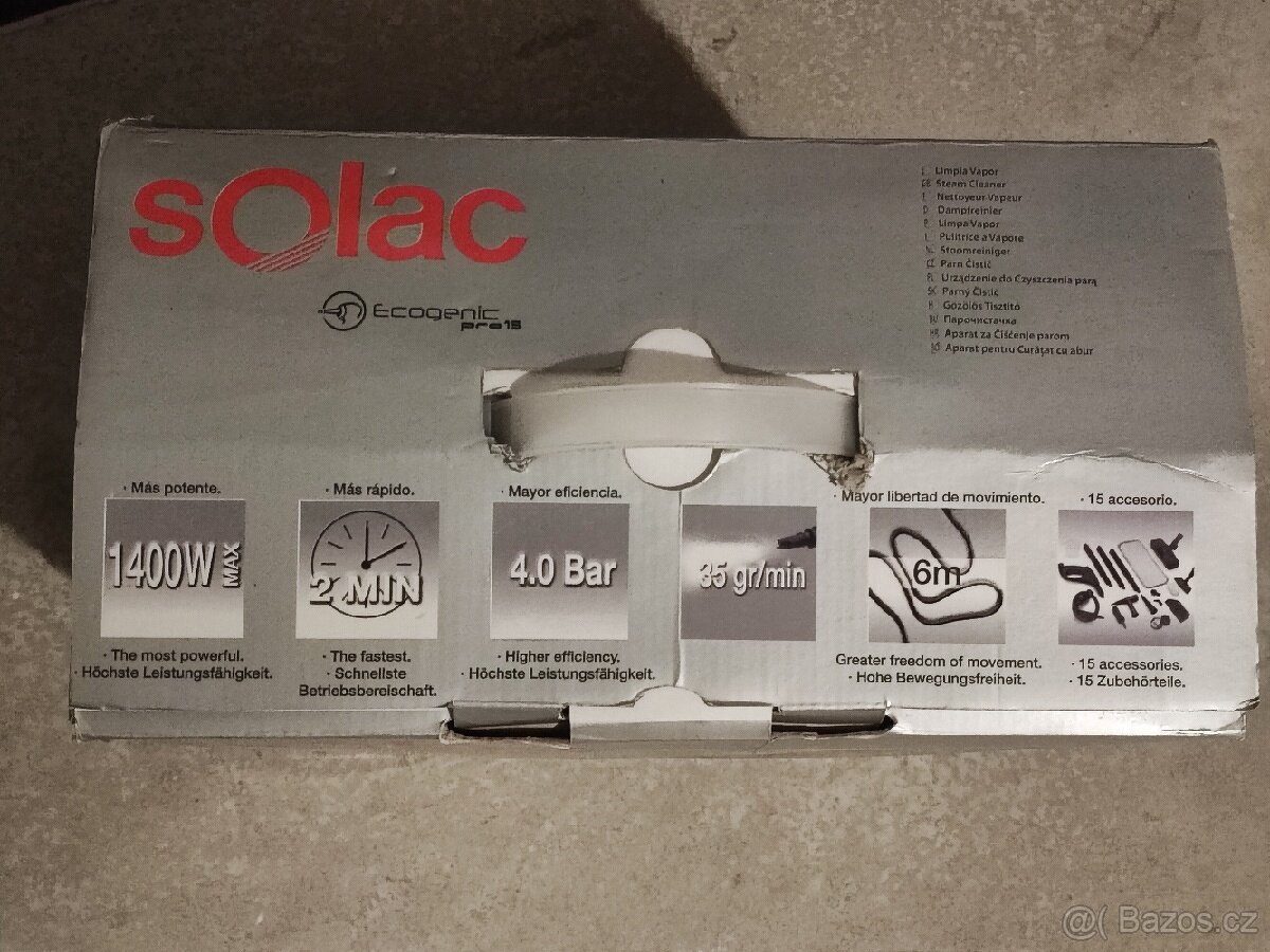 Parní čistič SOLAC - 2