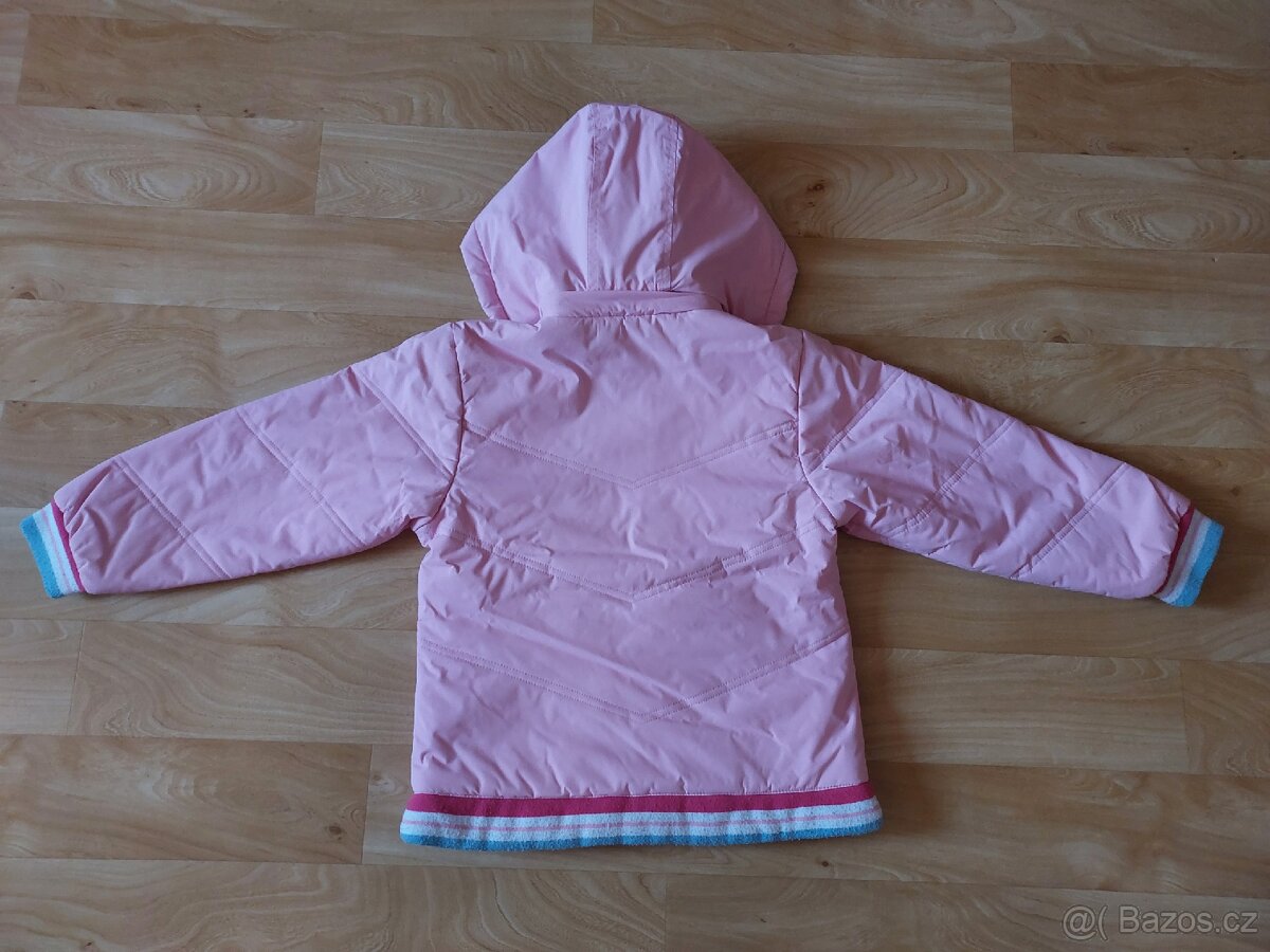 Dívčí zimní bunda - vel.110/116 - 2