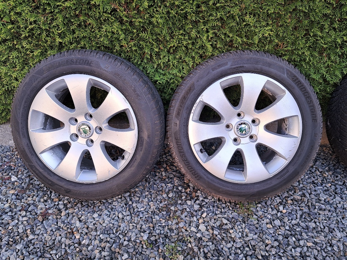 Zimní kola komplet ALU 5x112 R16 s pneu 205/55/16 - sada - 2