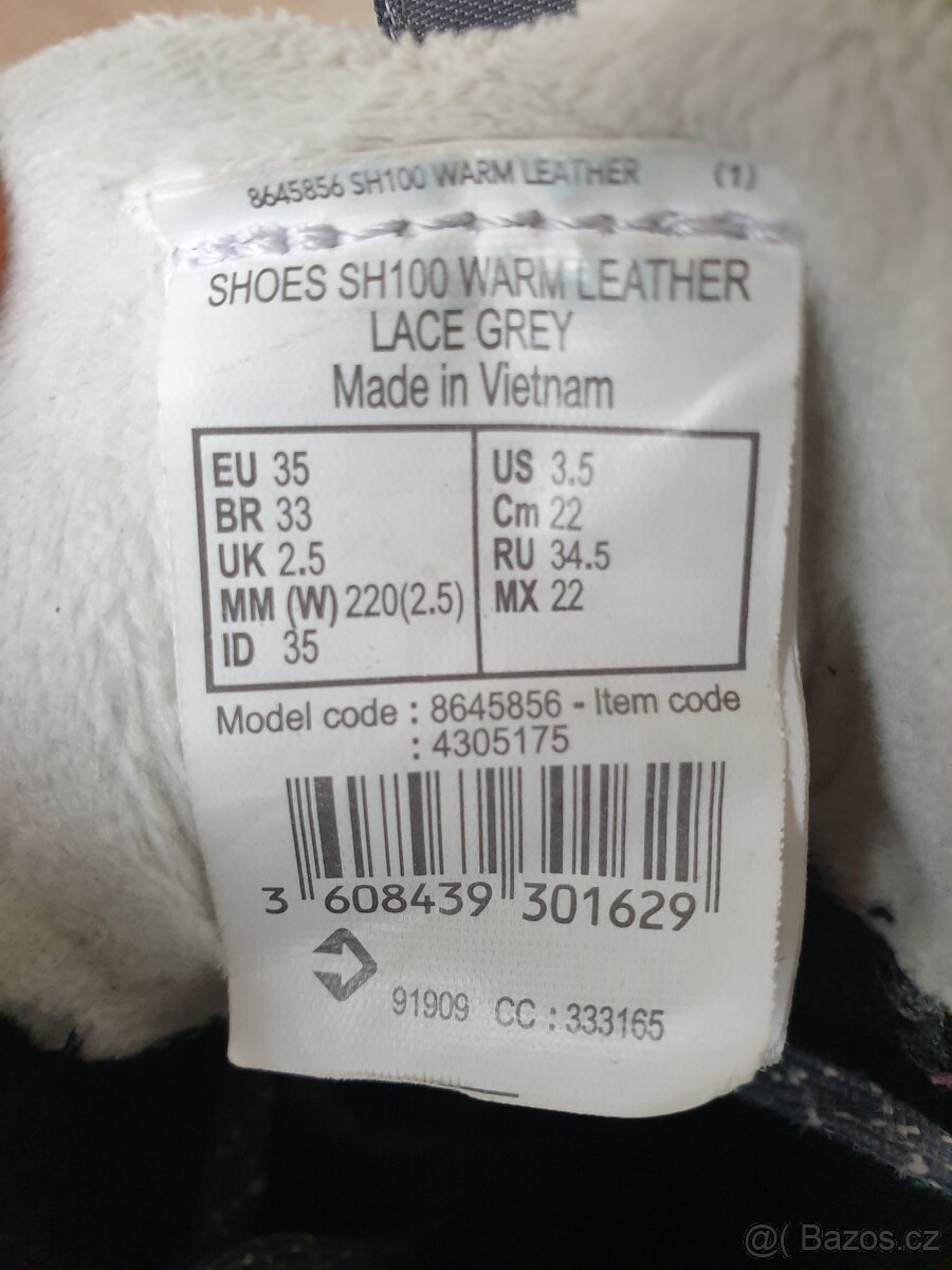 Dětské zimní boty vel. 35 - 2