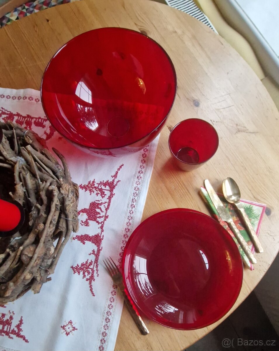 Jídelní souprava , skleněná, IKEA - 2