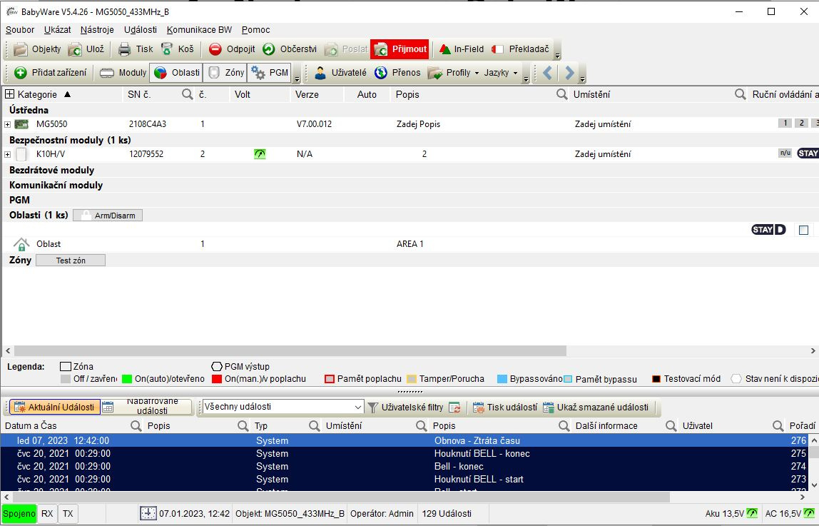 ⚡️ Paradox alarm, programovací USB rozhraní ⚡️ - 2
