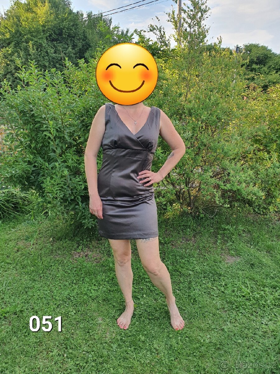 Elegantní šaty na ples Figl 51 ve více barvách - 2