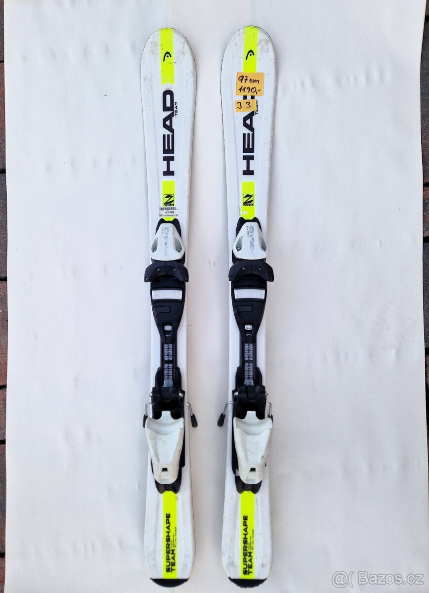 Dětské lyže HEAD Supershape 97cm s vázáním do 45kg - 2