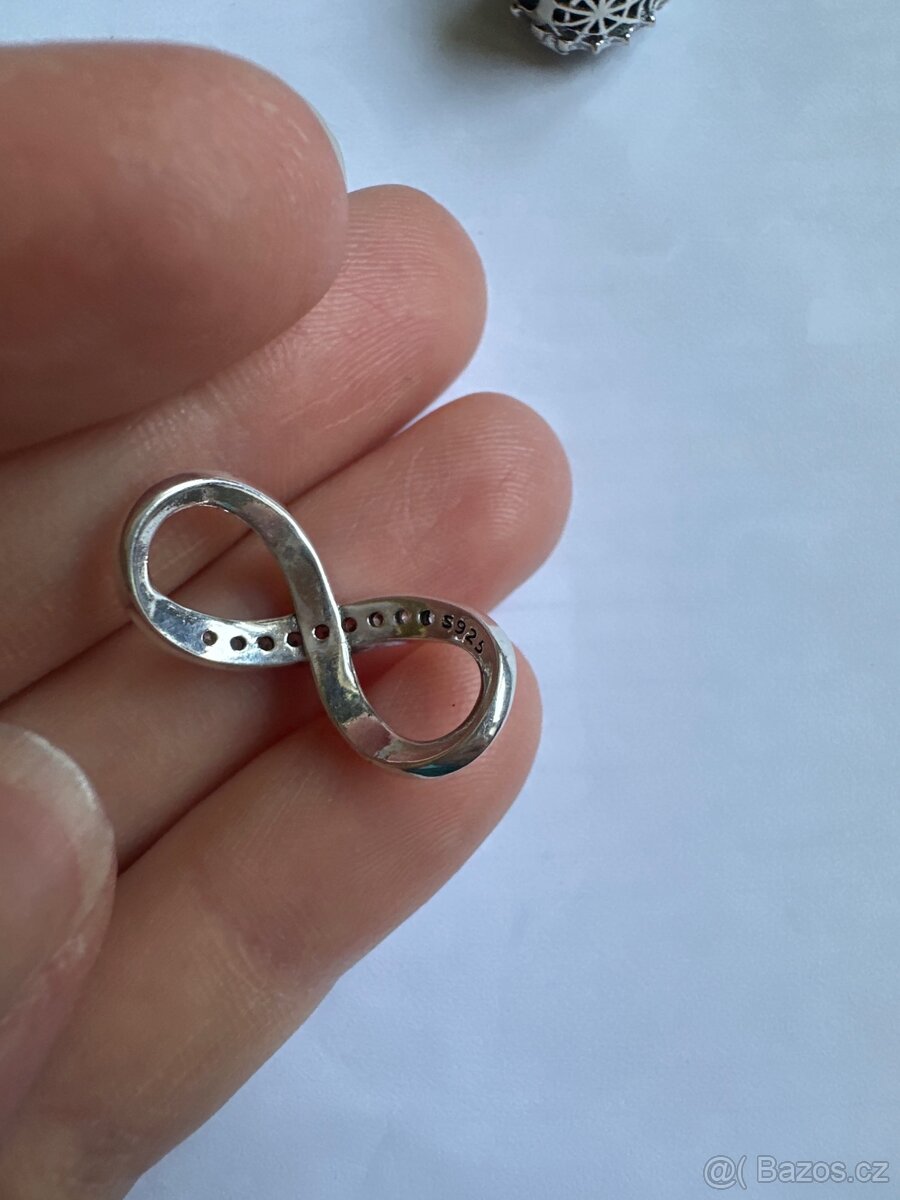 Nekonečno Family Forever přívěsek na Pandora náramek - 2