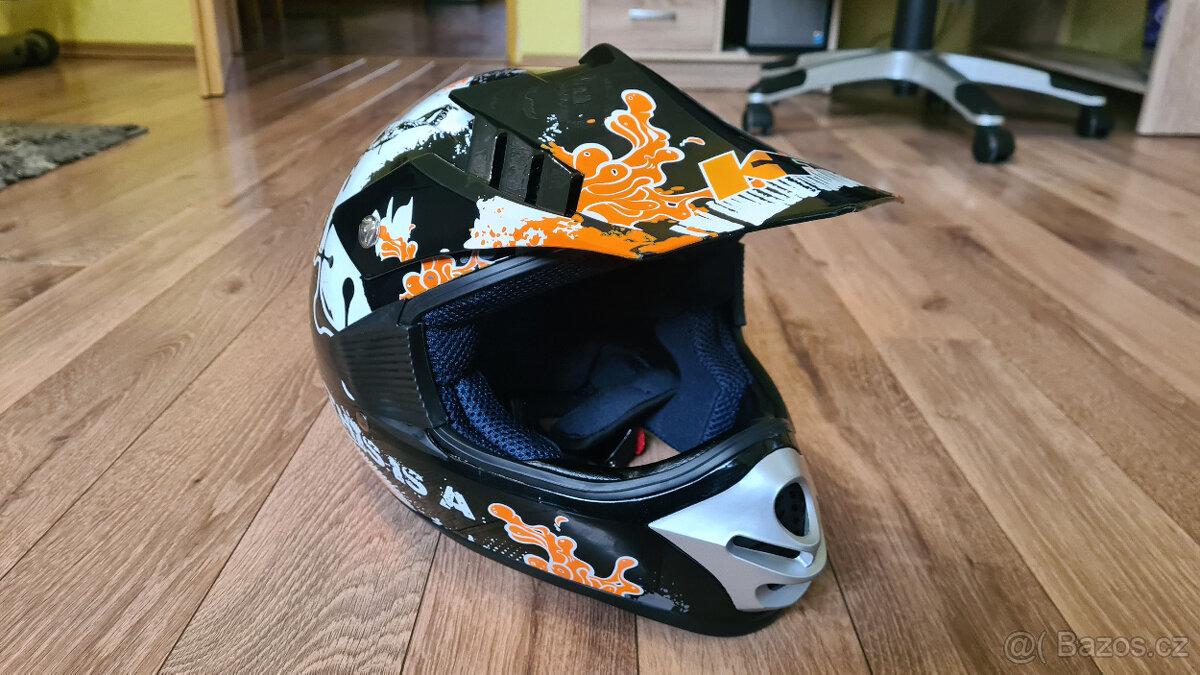Dětská motokrosová helma KXD vel. XL 53 - 54 - 2