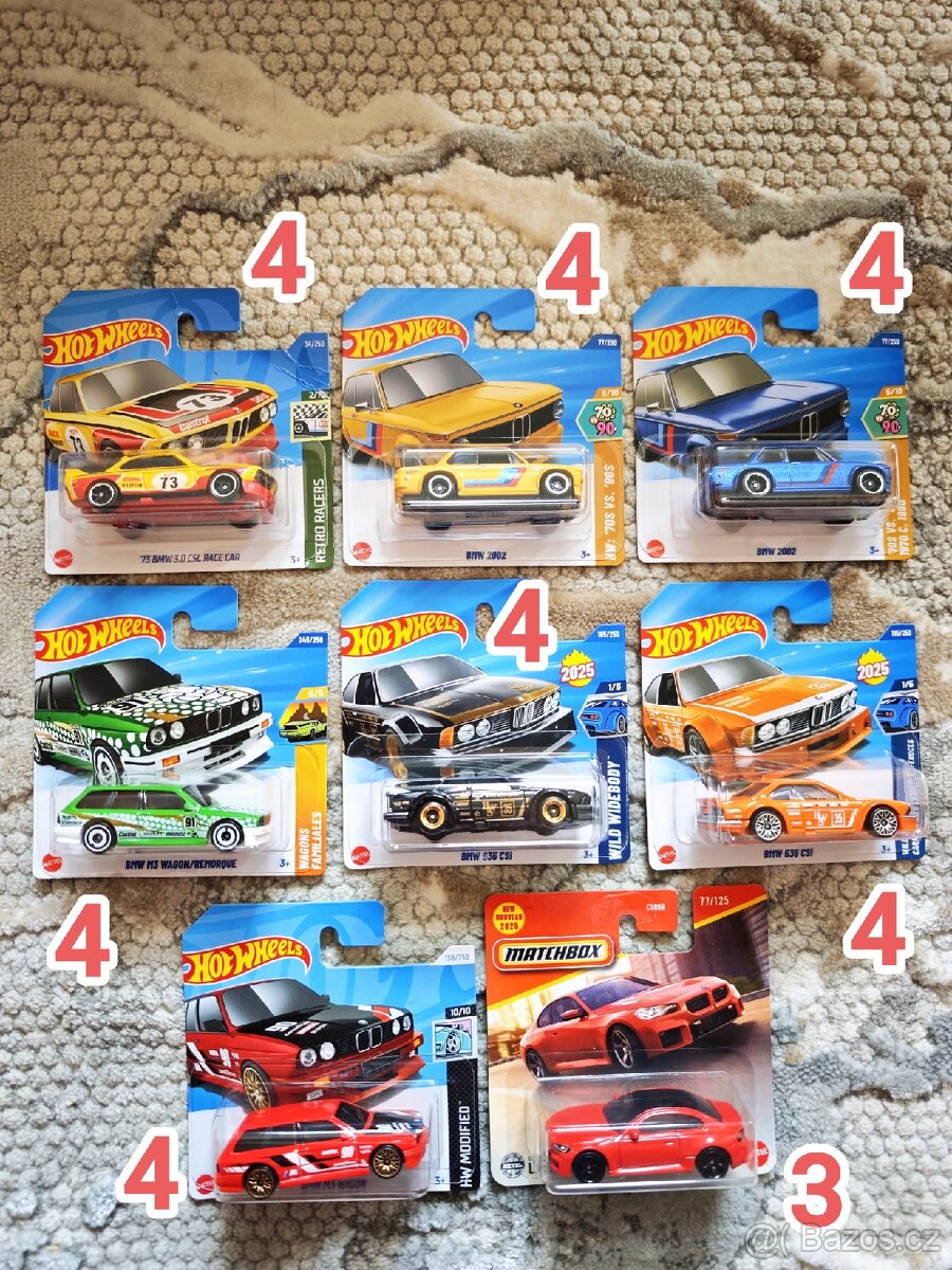 Hotwheels nemecké auta - 2