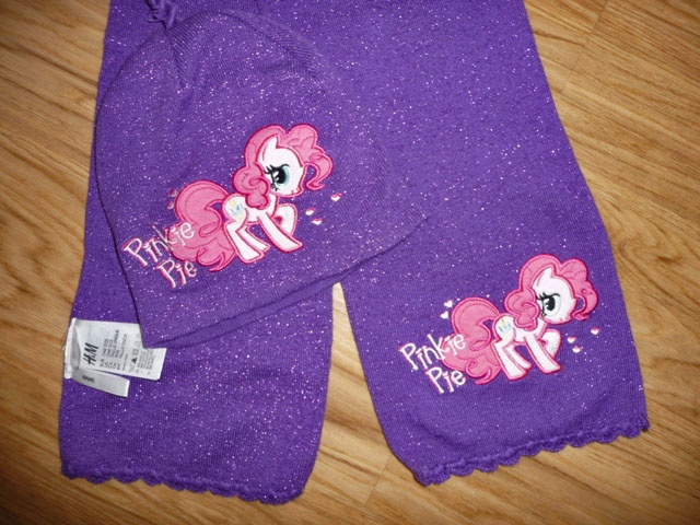 Komplet čepice a šála H&M na 3-4R-vel.104 - 2