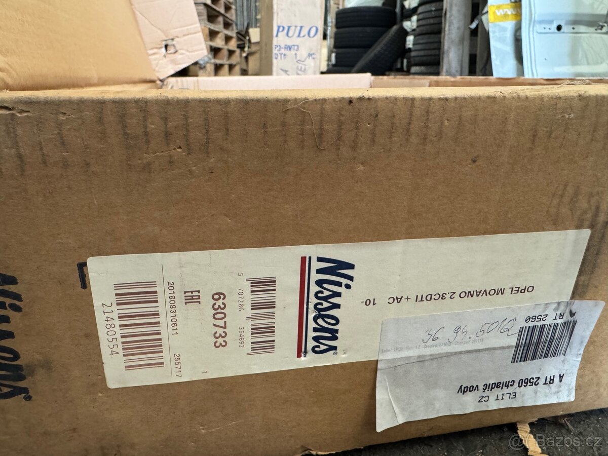 Chladič opel movano - 2