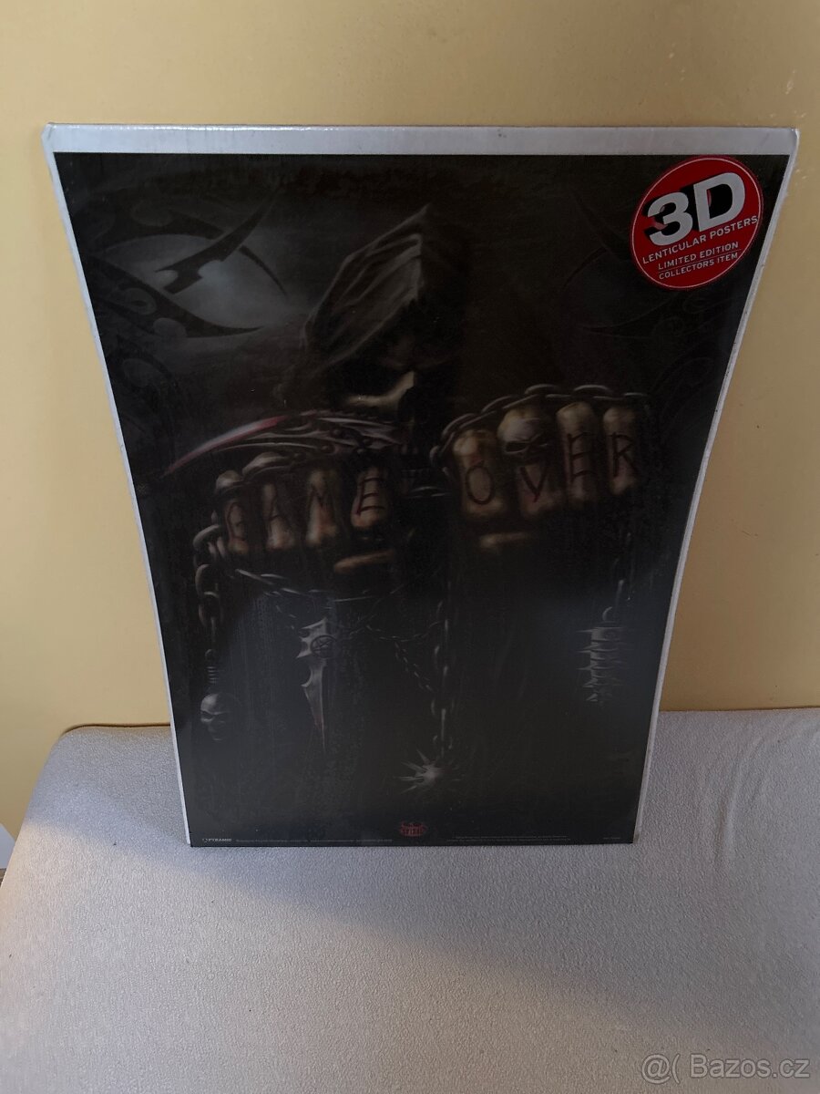 3D obrázek Game over - 2