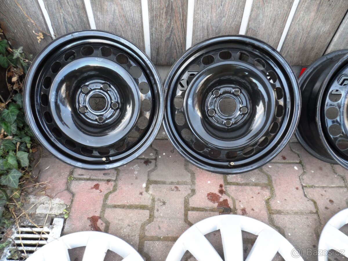 Originál Plechové disky 16 ET41 5X112 - 2