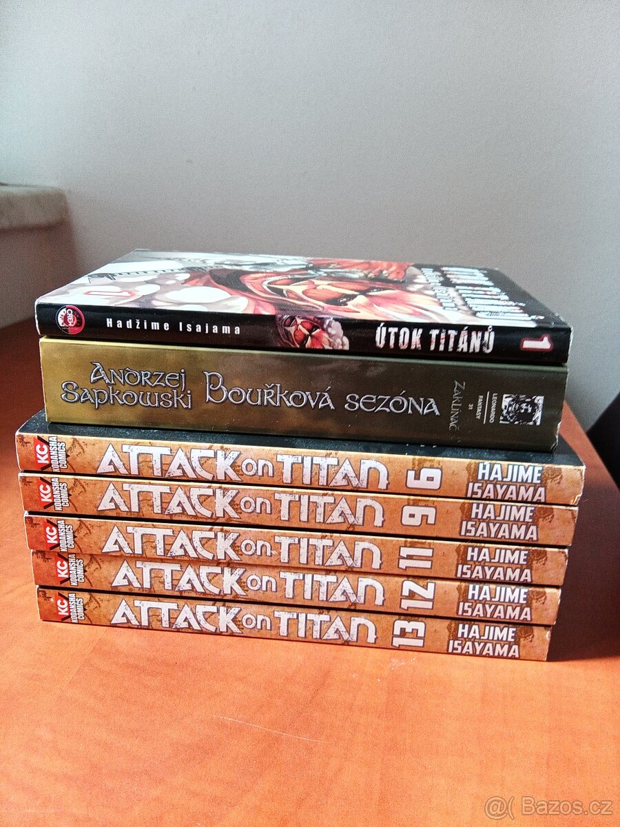 Bleach 1-9, Attack on titans, Marvel UKK 83,84 ... - 2