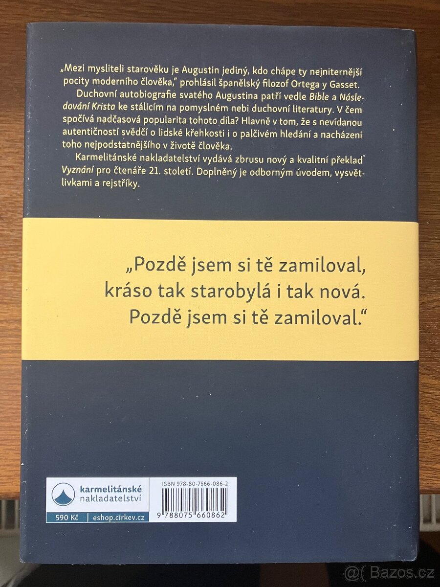 Svatý Augustin Vyznání - 2