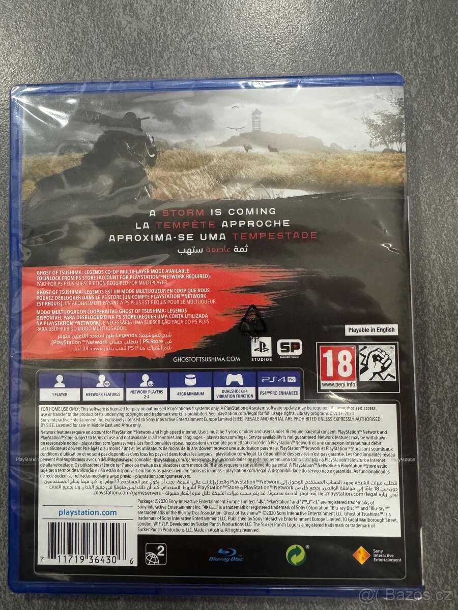 Ghost of Tsushima PS4 Nové - 2