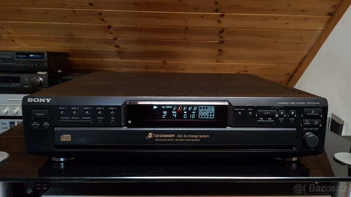 Sony CDP-CE345 Cd přehrávač changer na 5 cd - 2