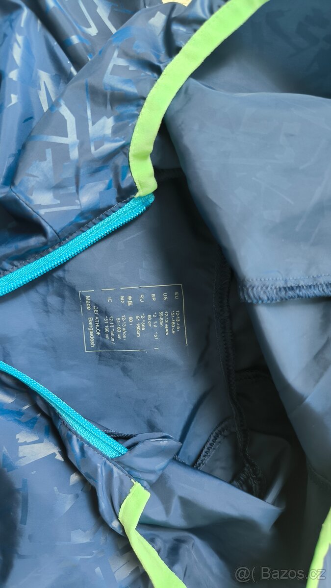 Běžecká bunda velikost 152 šustaková - 2