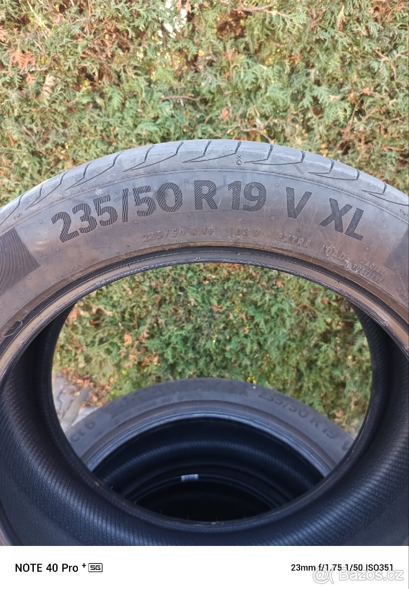 Continental 235 50 /r19 Letni - 2