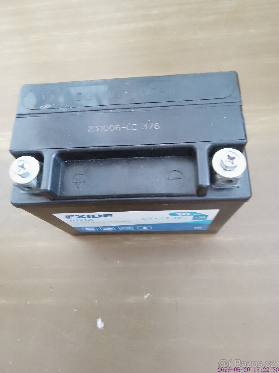 Moto baterie Exide 10Ah - 2