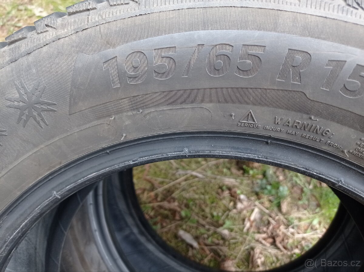 Prodam zimni pneu 195/65/15 - 2