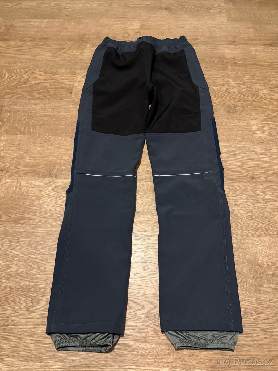 Zateplené softshellové kalhoty, vel 170 - 2