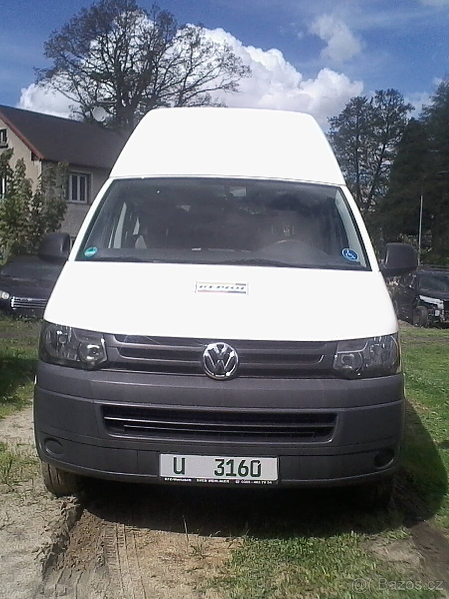 vw t5 2,0tdi,103kw,long,9mist,r.v.7-2012,252000km. - 2