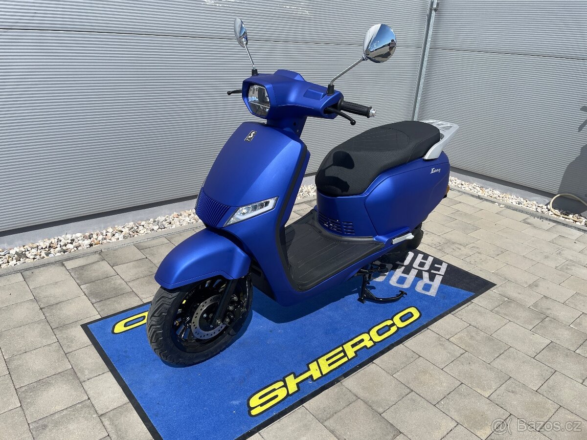 Scorpa/Sherco 50 4T Easy, nové moto, záruka 2roky, modrá - 2