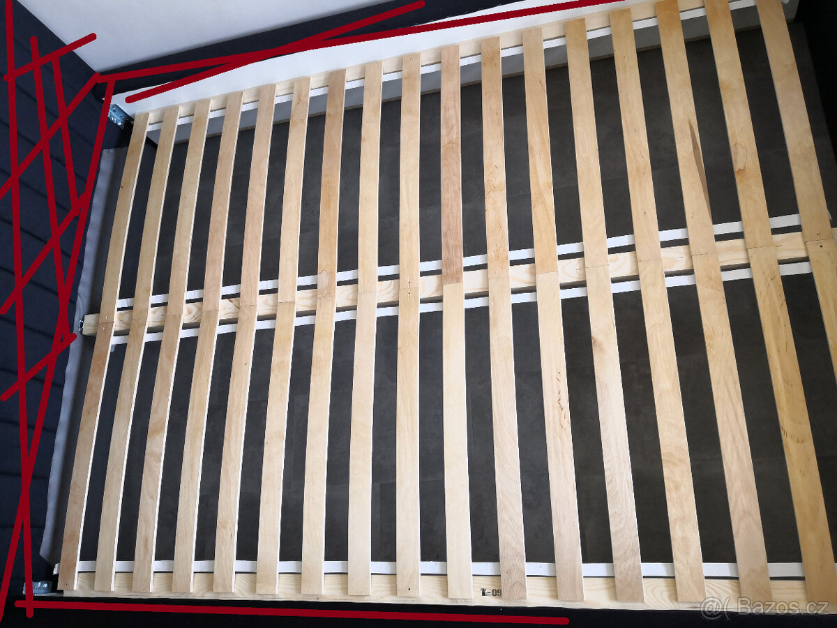 Novy lamelovy rošt 140x200cm - 2